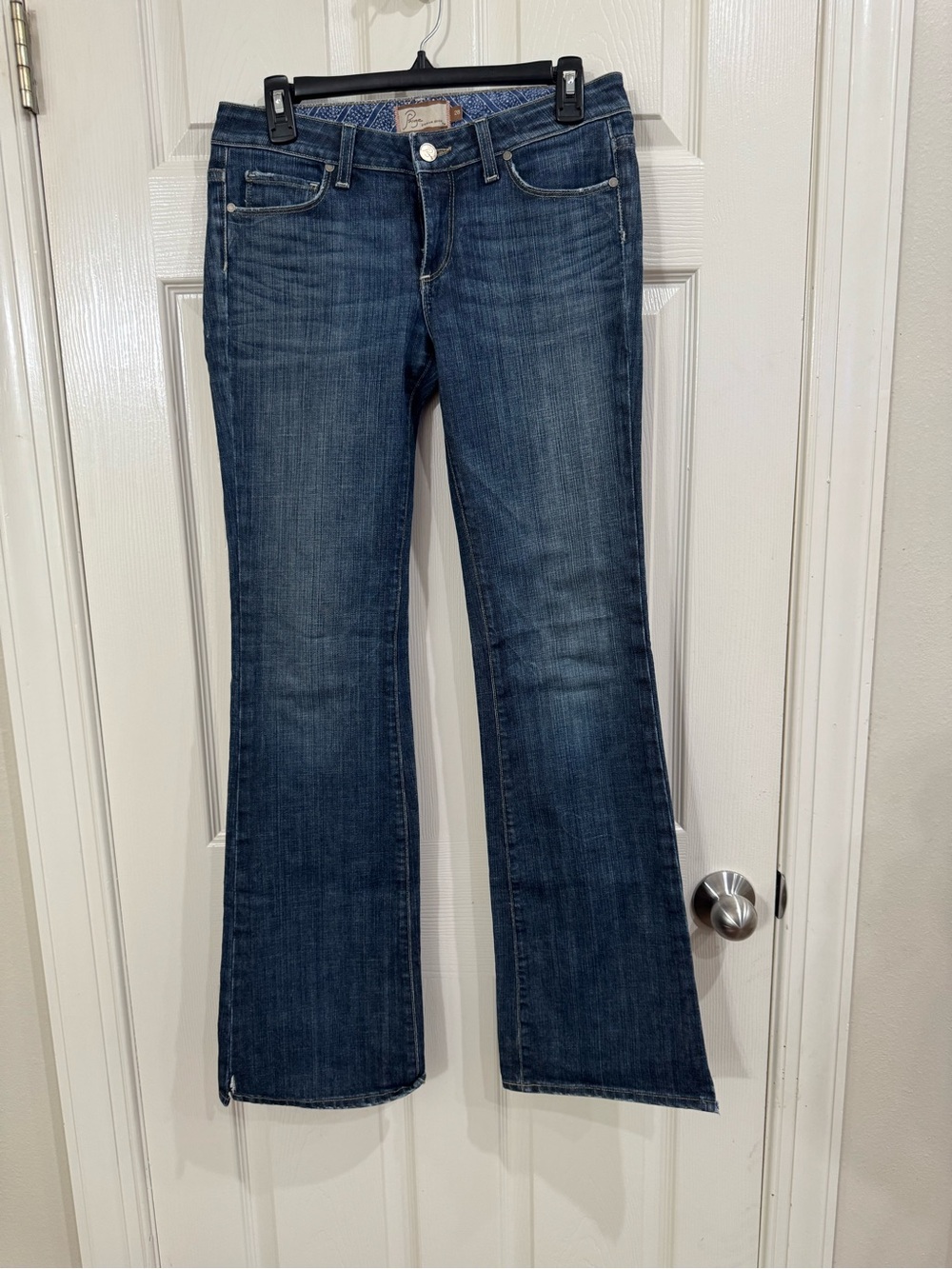 PAIGE Dark Blue Flare Jeans